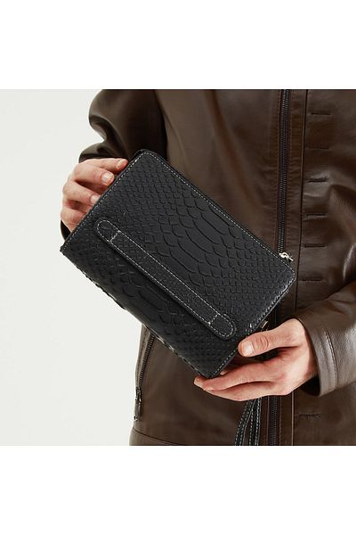 Tamer Tanca Men's Leather Portfolio Bag 301 319 Erk Canta