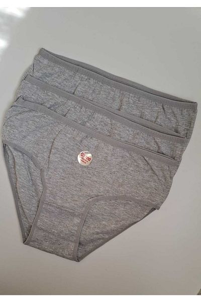 NARIYA Women's Panties 3-Piece 3 Pieces Large Size High Waist 100% Cotton Panties Underwear Comfortable Sweat Absorbing Underwear