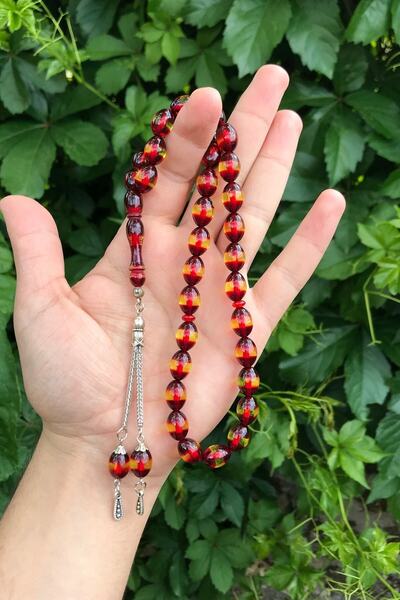 Newa Jewellry Броеница от смесени цветни кехлибарени мъниста