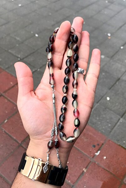 Newa Jewellry Mărgele de rugăciune din pulbere de culoare mixtă chihlimbar