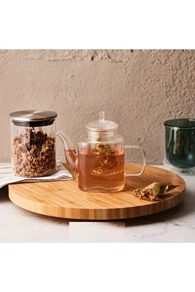 greenfor evlife إبريق شاي بيروتي 400 مل ماورو زجاجي 12650