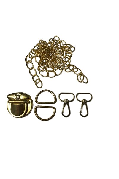 EleganTShoP Metal Bag Accessory Set Setap01