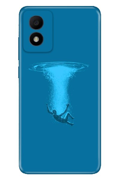 TCL 303 Case Silicone Patterned Illustrated Uv Cover Deep Sea