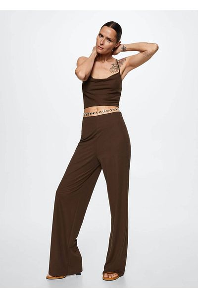 MANGO Woman Wickelbluse mit Rückenausschnitt