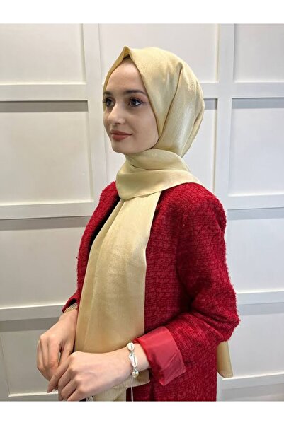 Cosie Lavinse Janjan Abiye, Janjanlı Şifon Şal 00723 Gold