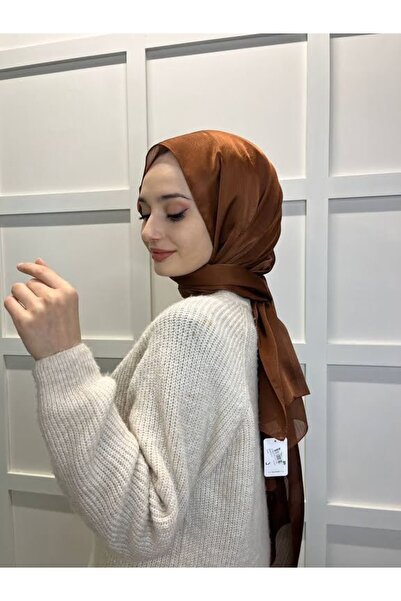 Cosie Lavinse Janjan Abiye, Janjanlı Şifon Şal 00723 Çikolata