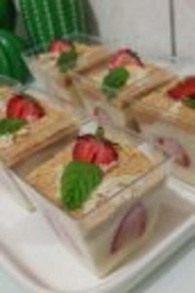 ELGALA Bowl with Lid, Dessert Bowl, Appetizer and Salad Bowl, Party Bowl Prism Cubic Bowl 10 Pieces 200cc