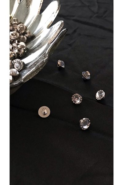Ozpas Jewelled Footed Button 9mm 1 Pack 10 Pieces