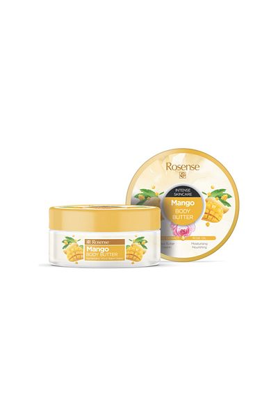 Rosense Body Butter Mango & Rose - 150 ml (Moisturizing and Soothing)