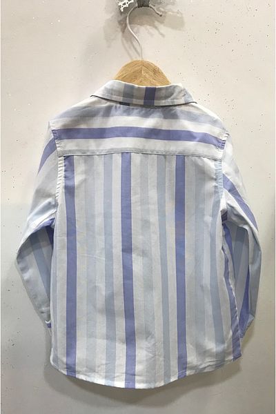 Çikoby Baby Boy Blue Striped Shirt