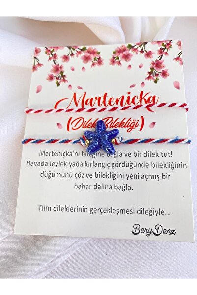 BeryDenz Marteniçka Ve Seramik Boncuklu Bileklik(kartlı)