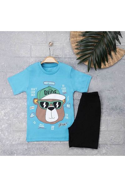 krm bebe Set de vară pentru băiat Cool Bear