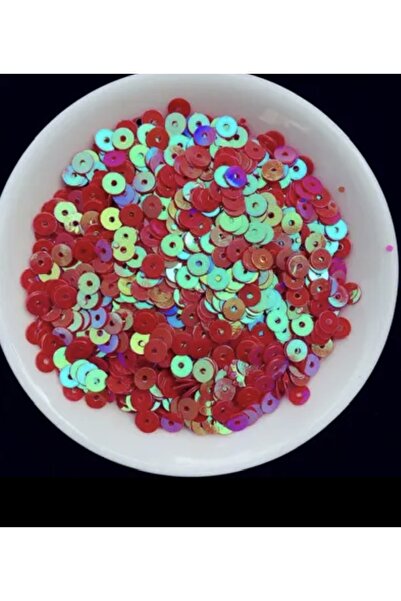 e tuhafiye 50 γραμμάρια κόκκινων αντανακλαστικών χρωμάτων, στολιστικά γραμματ...