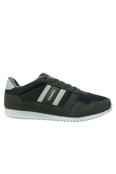 Kinetix Gray Smoked Lace-up Sneakers Sports Shoes