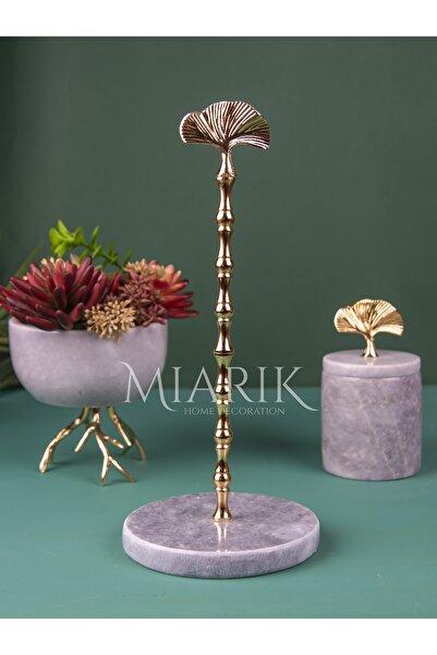 MIARIK DESIGN & DEKORASYON Mermer Gonk Çiçek Peçetelik Havluluk Kağıt Havlulu...