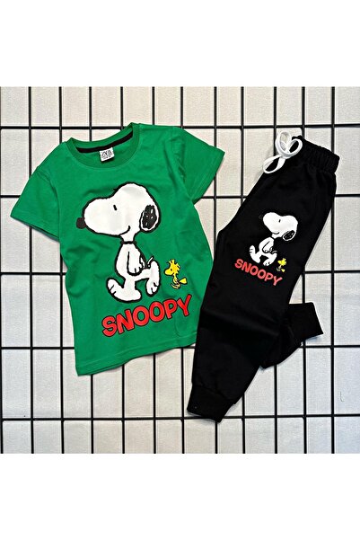 öykümgaleria Set de top Snoppy de vară pentru băiat