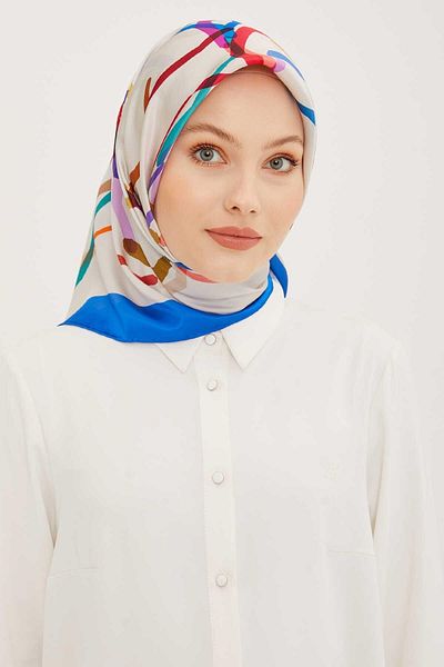 Armine Twill μεταξωτό φουλάρι 2023 Καλοκαίρι σεζόν 8902d02-02