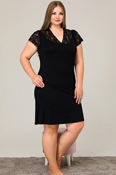 Jenny Daphne Cămașă de noapte cu tunică supradimensionată - 8890