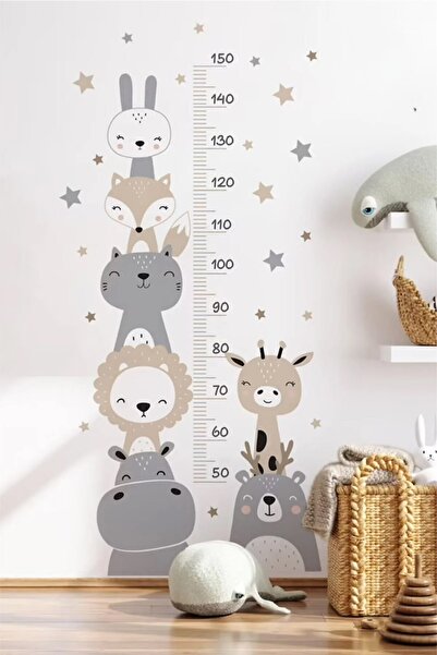 PANDA SOKAĞI Cute Friends - Children's Room Wall Sticker, Nursery, School, Kindergarten and Change the Air of Your Room