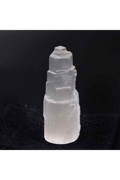 MYTAKIAĞACIMFH Selenit Taşı Doğal Taş Kule Büyük