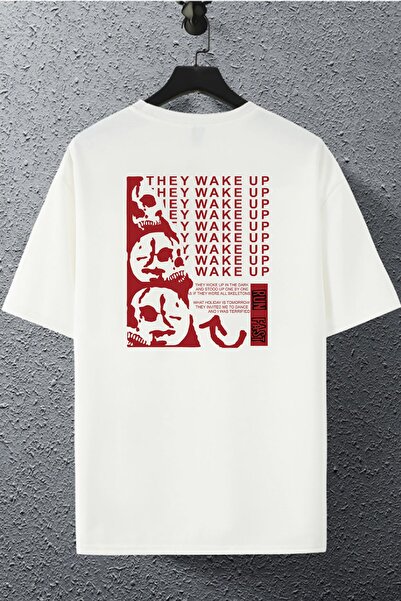macklin Unisex Γυναικείο Ανδρικό μπλουζάκι Run Fast με τύπωμα oversized