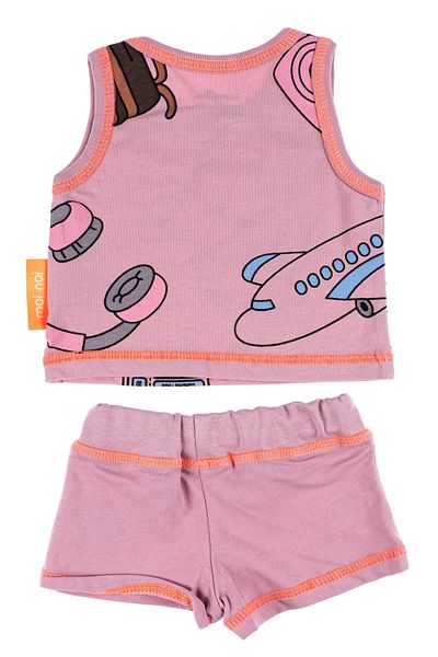 Moi Noi Neon Stitched Baby Set