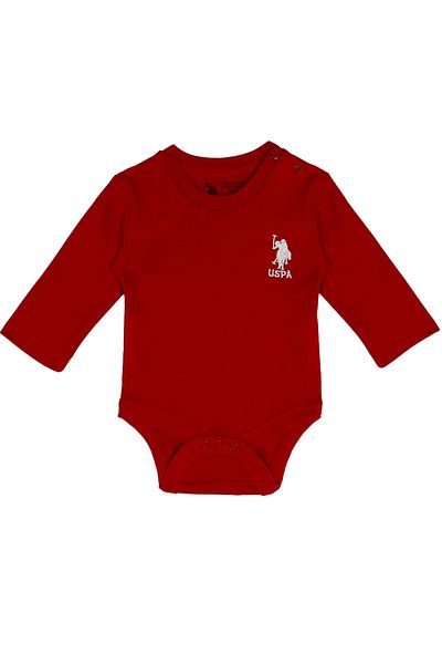 U.S. Polo Assn. Usb1298 Licensed Baby Long Sleeve Bodysuit