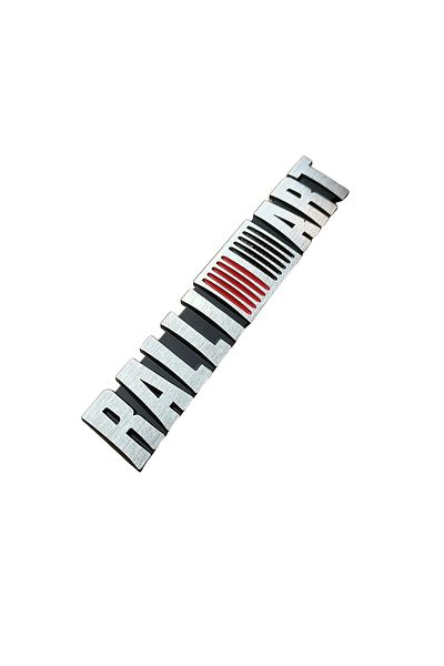 wimbledon Red Silver Ralliart Arma / Metal 16cm X 2.9cm