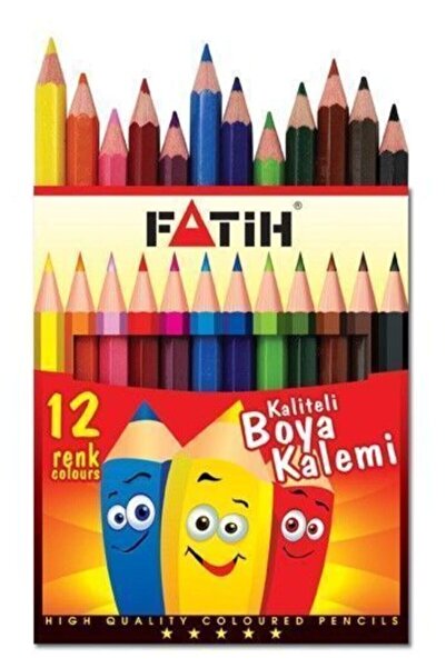 FATİH KALEM Fatih dry paint half size 12 pack