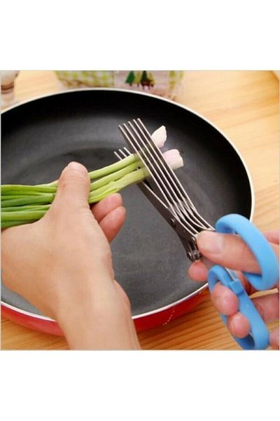 Kitchen Store Parsley Chopping Slicing Scissors Multiple Chopping Scissors