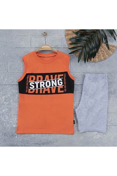 krm bebe Drave Strong Sleeveless Boy Summer Suit