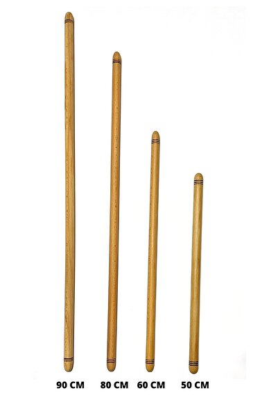 Kitchen Mania Lüks Ahşap Oklava-merdane-hamur Açma 4 Parça Set