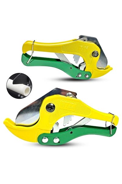 MORLAND Bhd PVC Pipe Cutting Scissors Yellow Economic 42 Mm