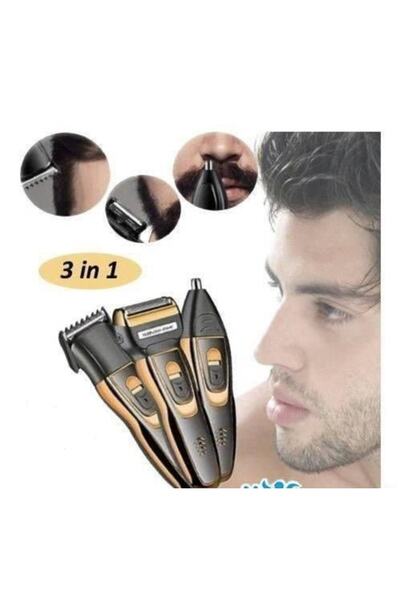 BEYOĞLU AVM By Şarjlı 3 In 1 Sakal Bıyık Ense Favori Kulak Burun Kıl Kesme Dü...
