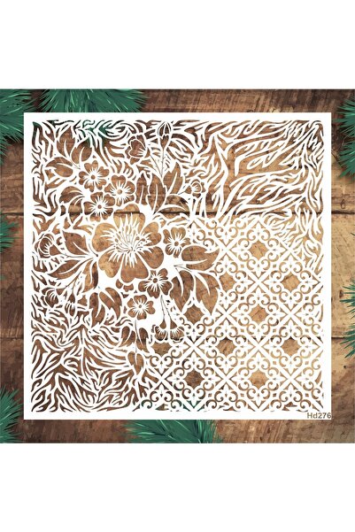 STENCİLTASARIM Stencil Tasarım Hd276duvar Desenler- Dekoratif Duvar, Eşya, Fa...