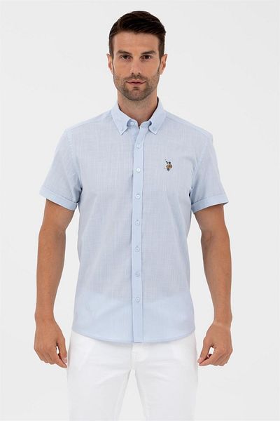 U.S. Polo Assn. Cămașă cu mânecă scurtă pentru bărbați U.s.polo Assn Elfygl023y 1570086