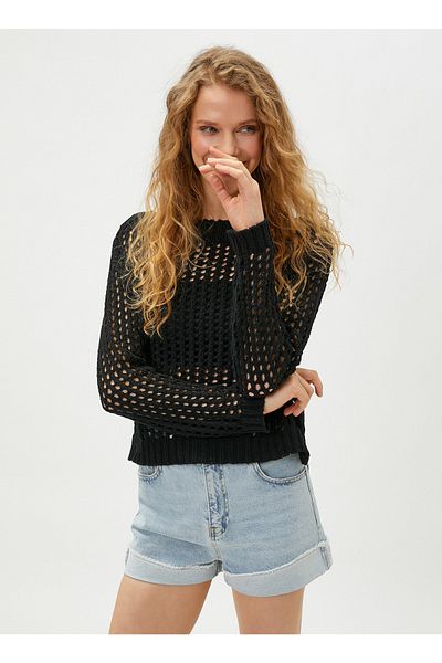 Koton Pullover - Schwarz - Regular Fit