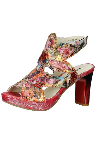 LAURA VITA Sandalette - Mehrfarbig - Blockabsatz