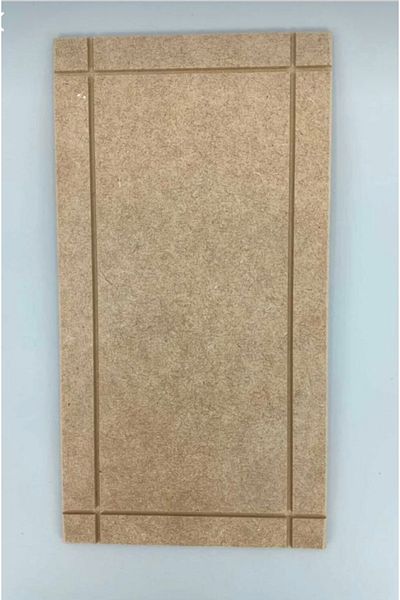 Güllü Ahşap Wooden Panel Supla Presentation Board 50 Cm 19 Cm Paintable 6 Mm MDF