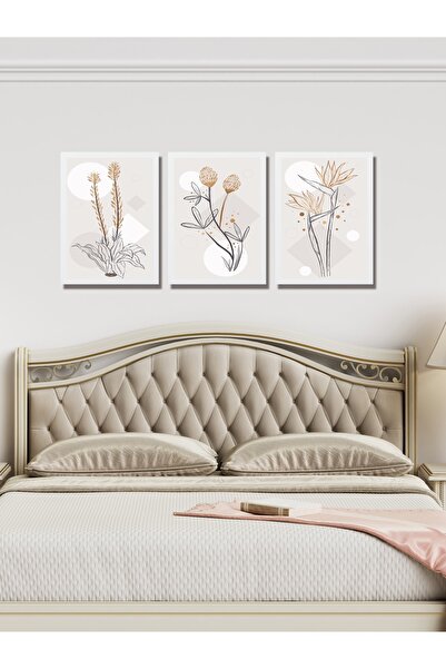 HYL Modern Sanatsal Uv Baskı Mdf Art Tablo Evinize Şıklık Katın Minimalis Art 40x30