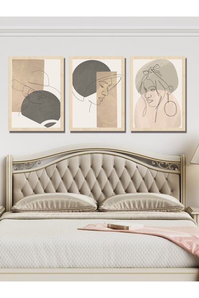 HYL Модерна художествена UV печатна MDF художествена картина Добавете елегантност към вашия дом Минималистично изкуство 40x30