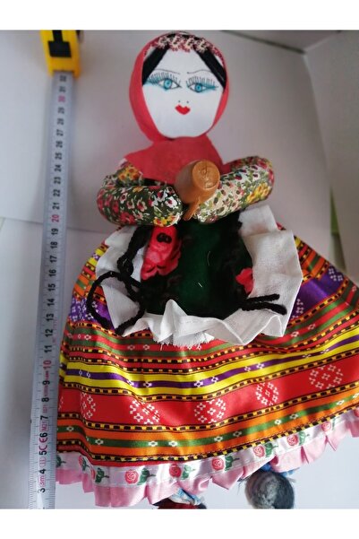 melegim doğaltaş Nostaljik Soğanlı Bez Bebek Oyuncak Anadolu Kadını  Testi Tu...