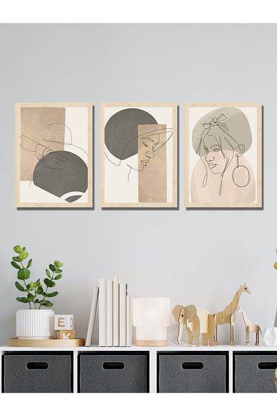 HYL Μοντέρνα καλλιτεχνική εκτύπωση UV MDF Art Painting Προσθέστε κομψότητα στο σπίτι σας Minimalis Art 30x20