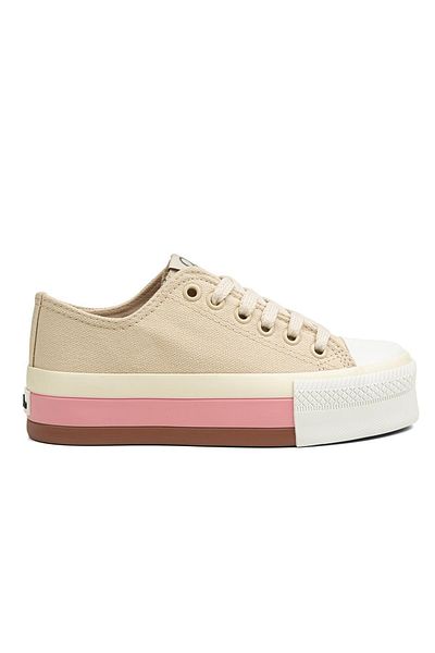 Benetton ® |   Bn-30937 - 3114 Bej - Pantofi sport dama