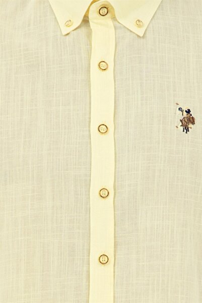 U.S. Polo Assn. U.s.polo Assn Erkek Enzogl023y U.kol Keten Gömlek 1570318
