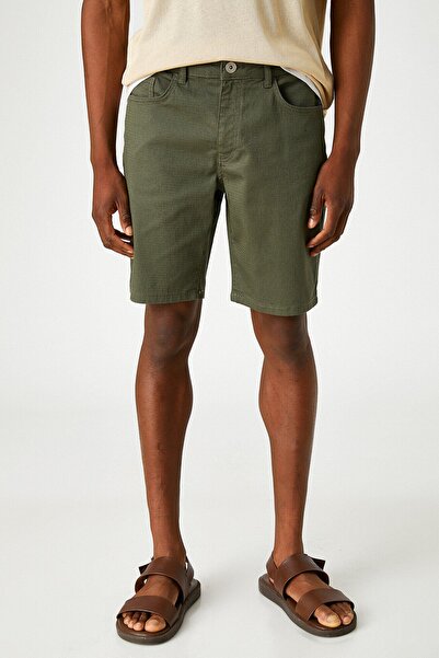 Koton Khaki-Shorts und Bermudas für Herren 2SAM40108HW