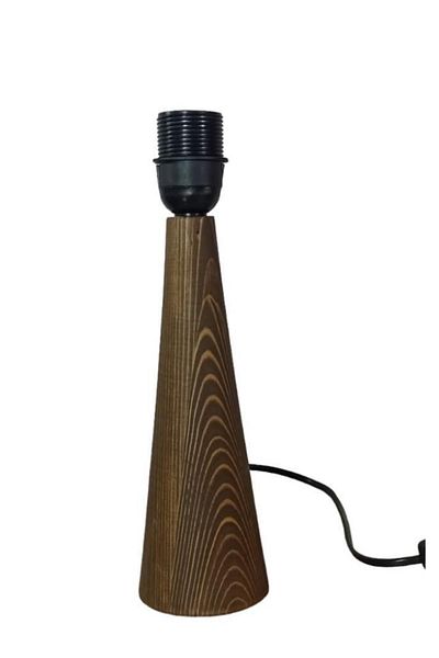 Art&Gift Conical Design Solid Wood Lampshade Base