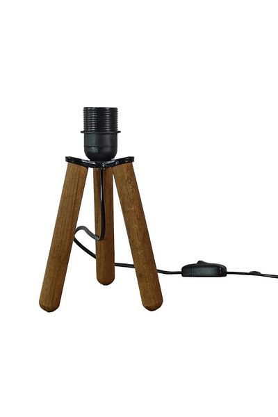 Art&Gift Classic Wooden Tripod Lampshade Base