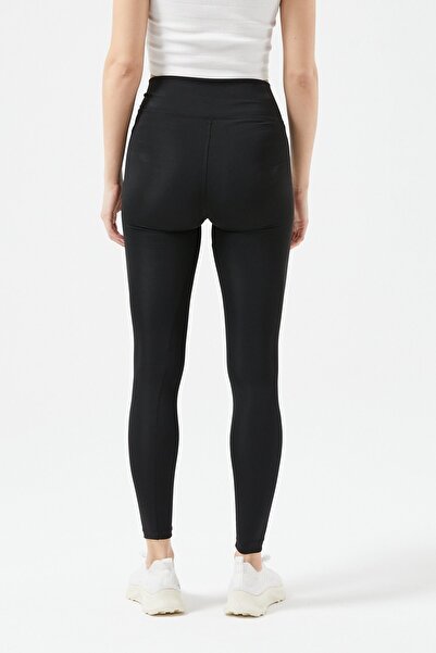 21JNRY بنطلون ضيق عالي الخصر - أسود