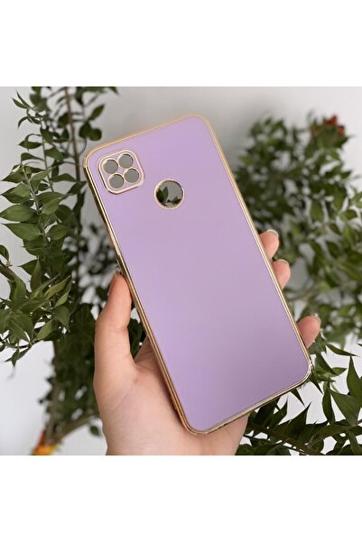 Aksesuarda Moda Redmi 9c-10a Uyumlu Gold Detaylı Lazer Kesim Kılıf